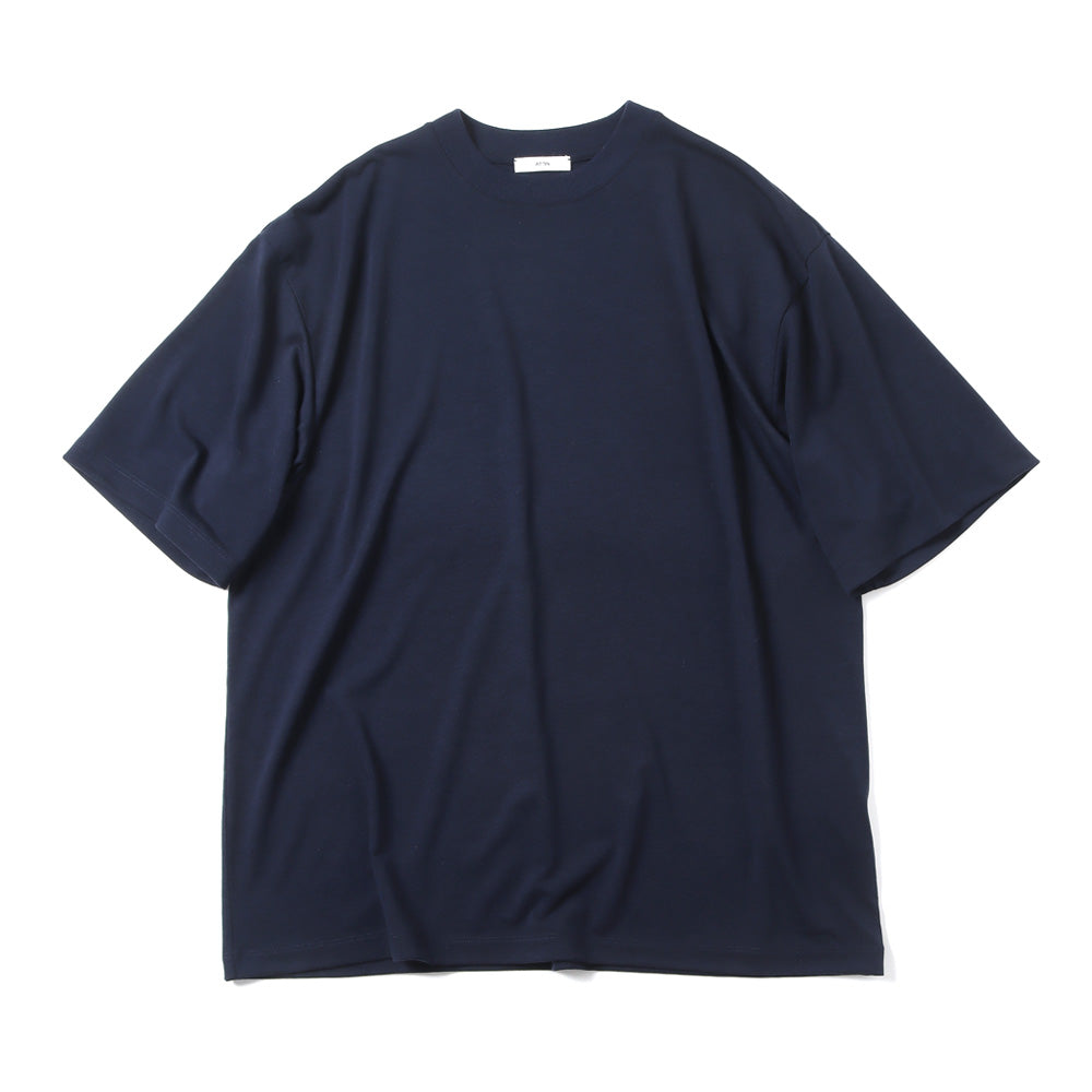 ROYAL WOOL JERSEY OVERSIZED T-SHIRT