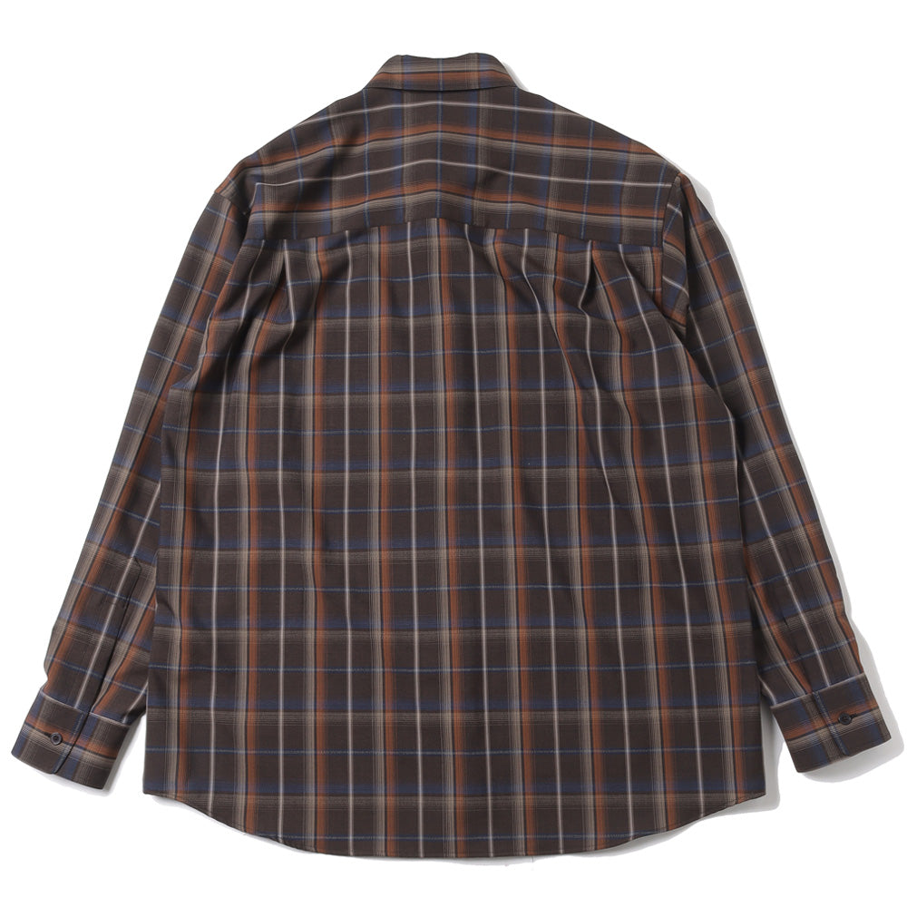 SUPER LIGHT WOOL CHECK SHIRT