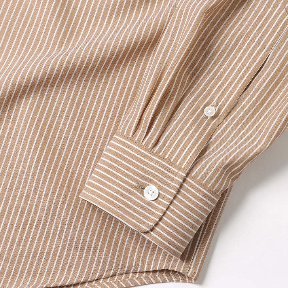 SUPER FINE WOOL STRIPE SHIRT