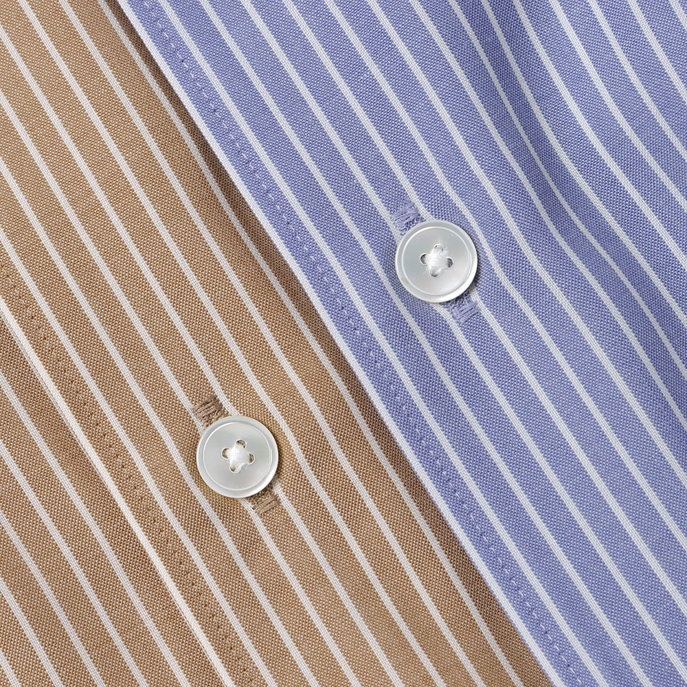 SUPER FINE WOOL STRIPE SHIRT