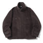 BRUSHED SURI ALPACA MOHAIR JACQUARD ZIP BLOUSON