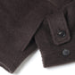 BRUSHED SURI ALPACA MOHAIR JACQUARD ZIP BLOUSON