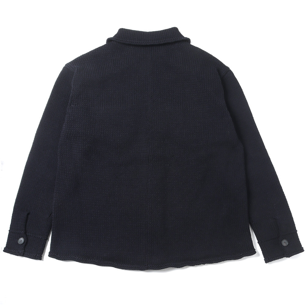 COTTON LILY-YARN KNIT BLOUSE