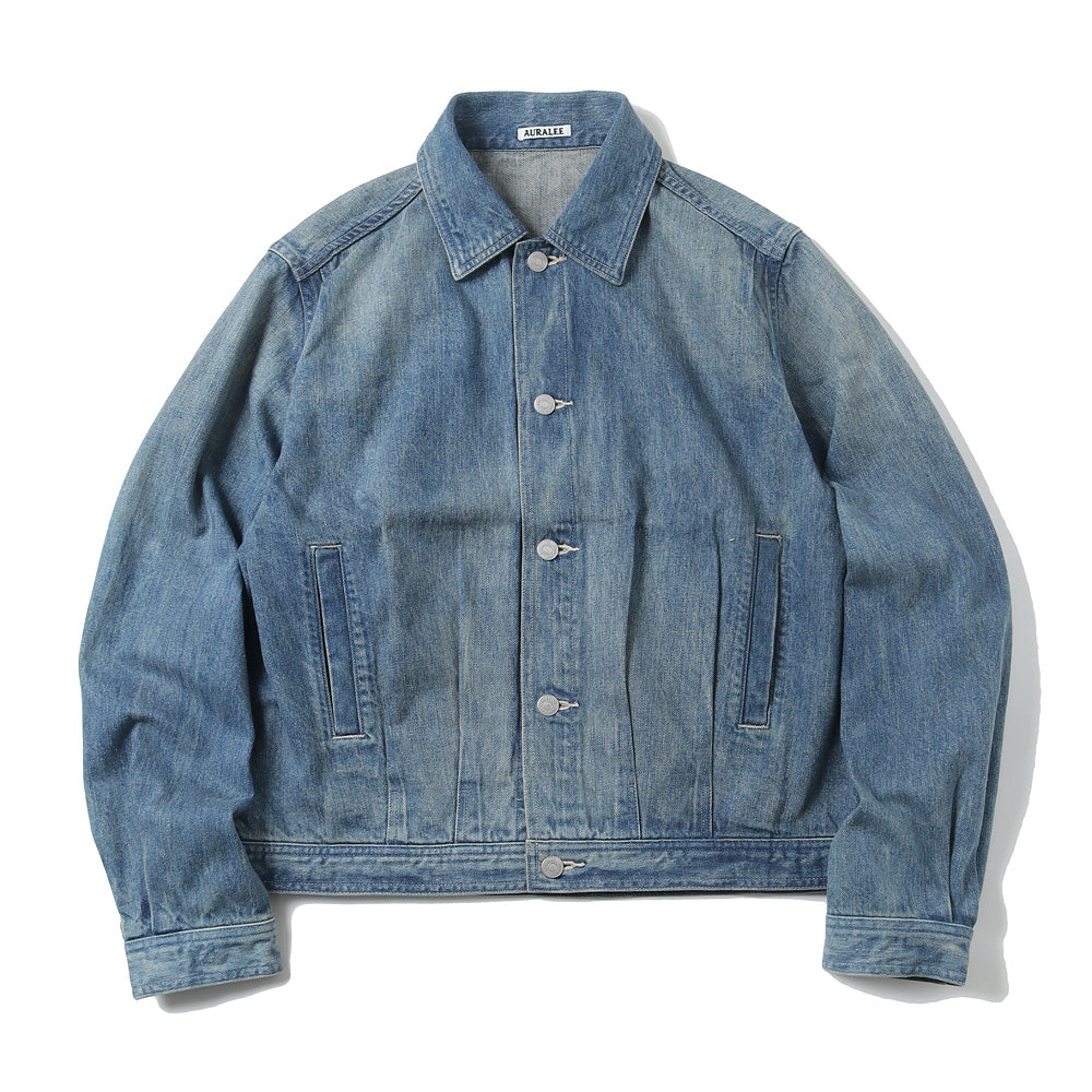 SELVEDGE FADED LIGHT DENIM BLOUSON