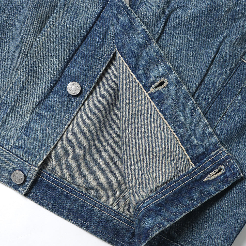 SELVEDGE FADED LIGHT DENIM BLOUSON