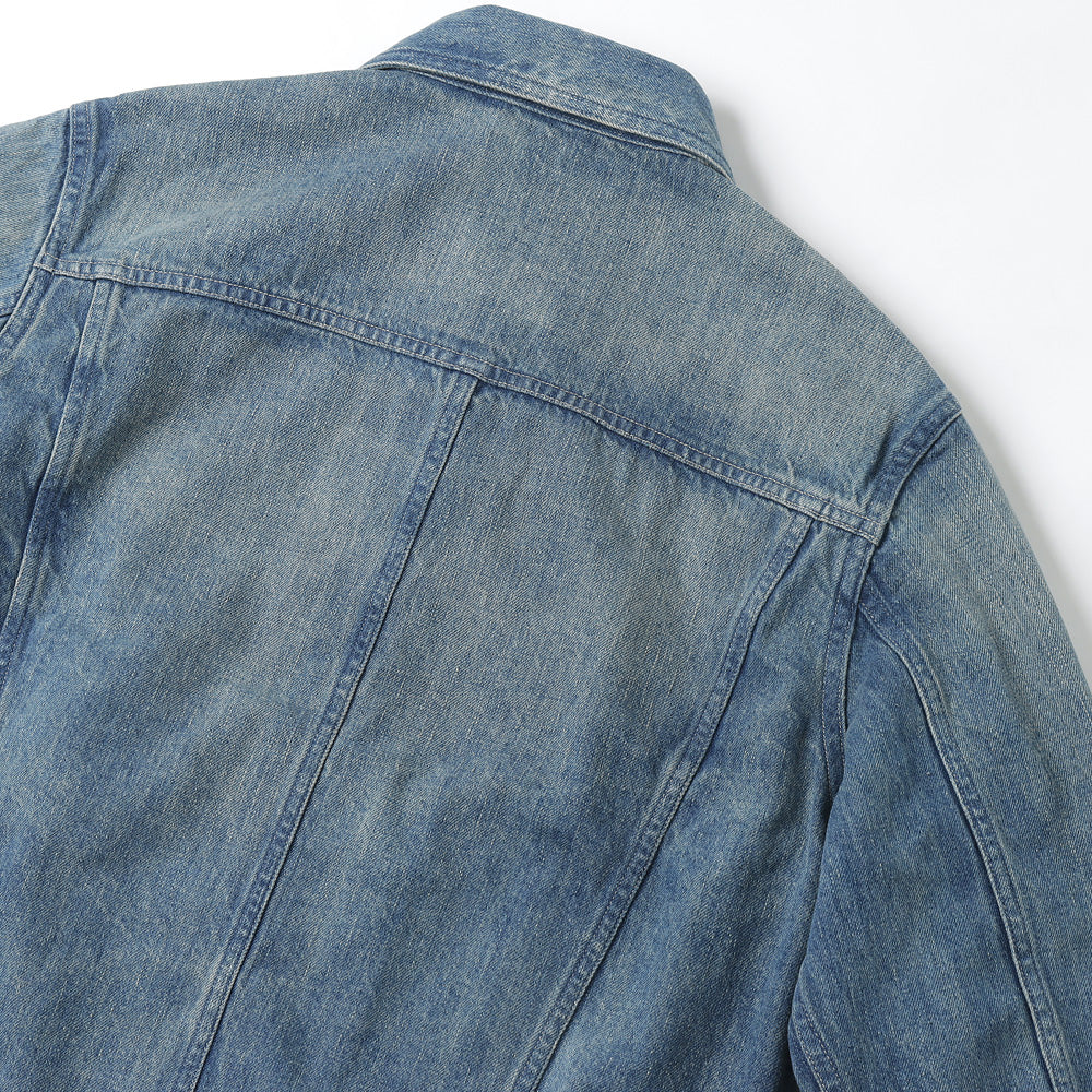 SELVEDGE FADED LIGHT DENIM BLOUSON