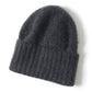 BRUSHED SUPER KID MOHAIR KNIT CAP