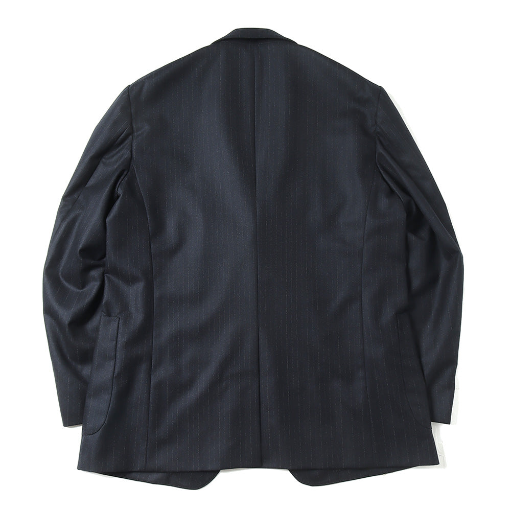 WOOL FULLING FLANNEL STRIPE JACKET