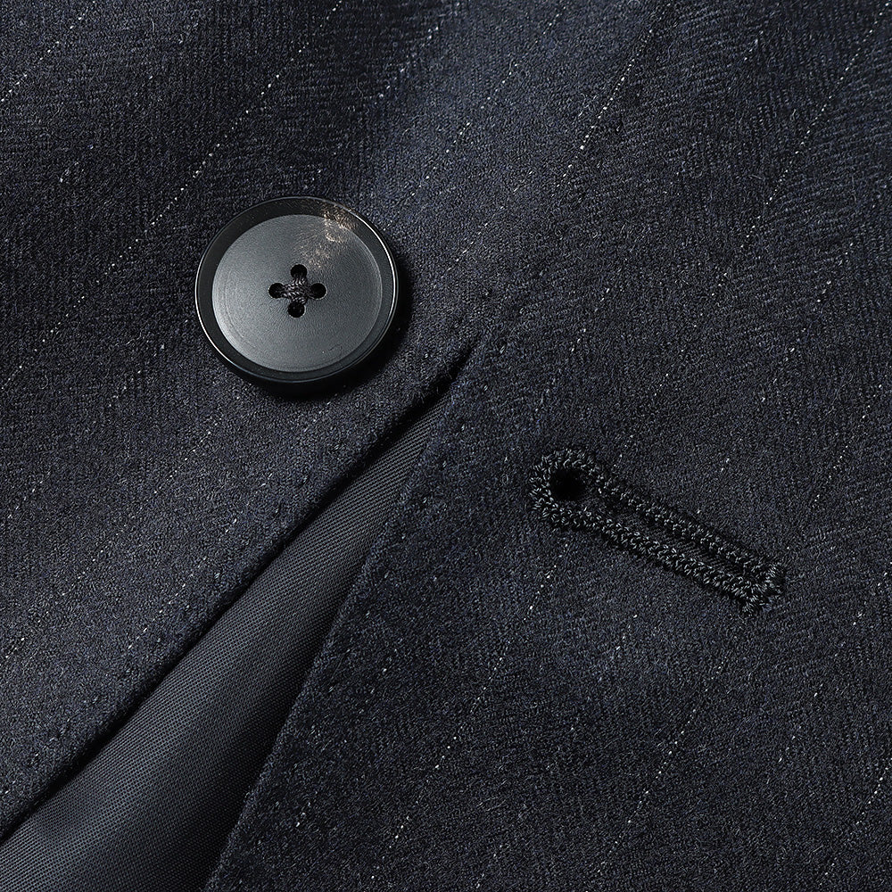 WOOL FULLING FLANNEL STRIPE JACKET