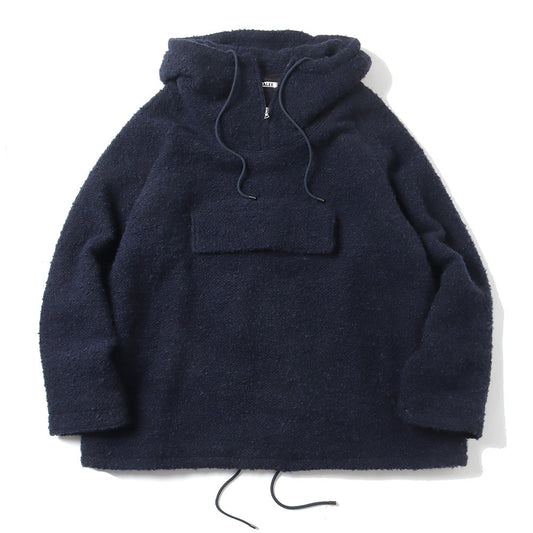 ALPACA WOOL LENO CLOTH P/O PARKA