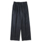 WOOL FULLING FLANNEL STRIPE SLACKS