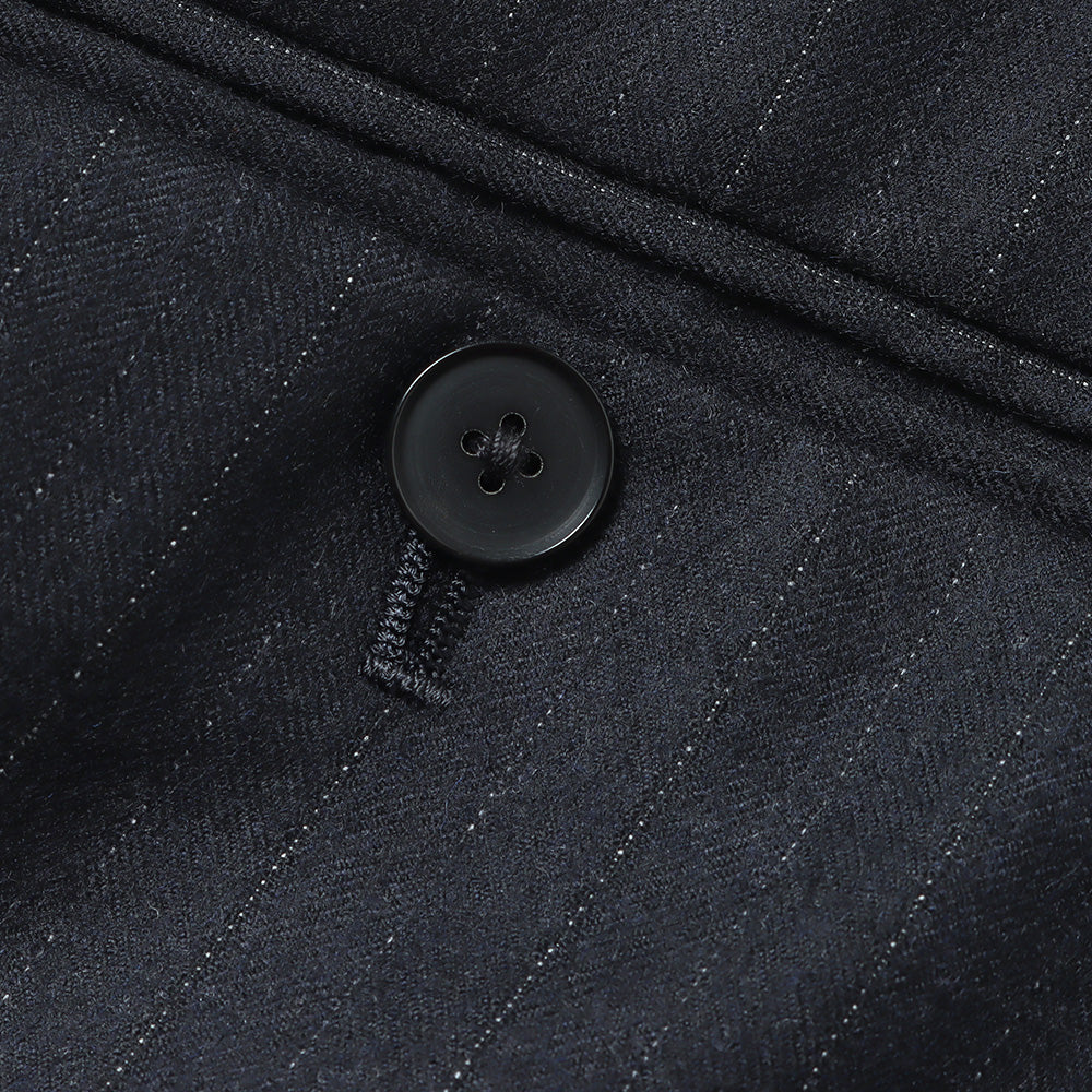 WOOL FULLING FLANNEL STRIPE SLACKS