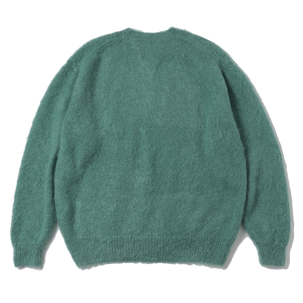 BRUSHED SUPER KID MOHAIR KNIT P/O