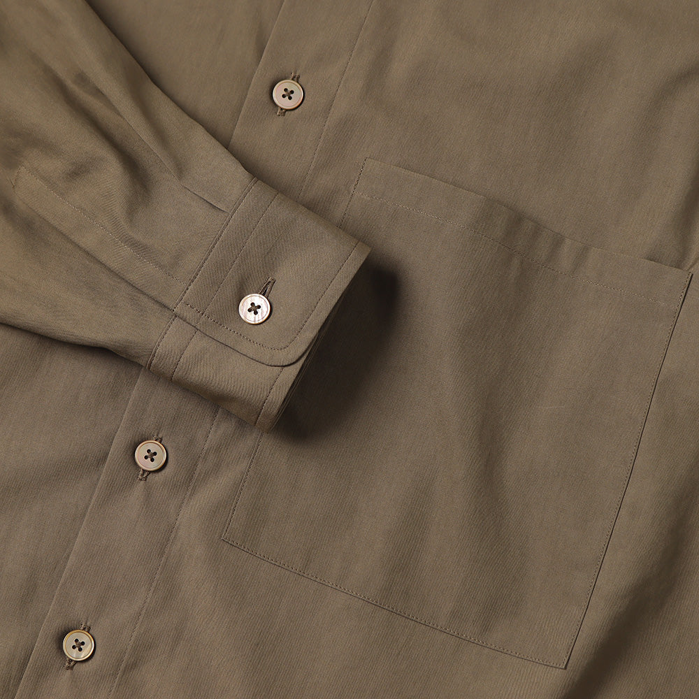 WASHED FINX TWILL BIG SHIRT