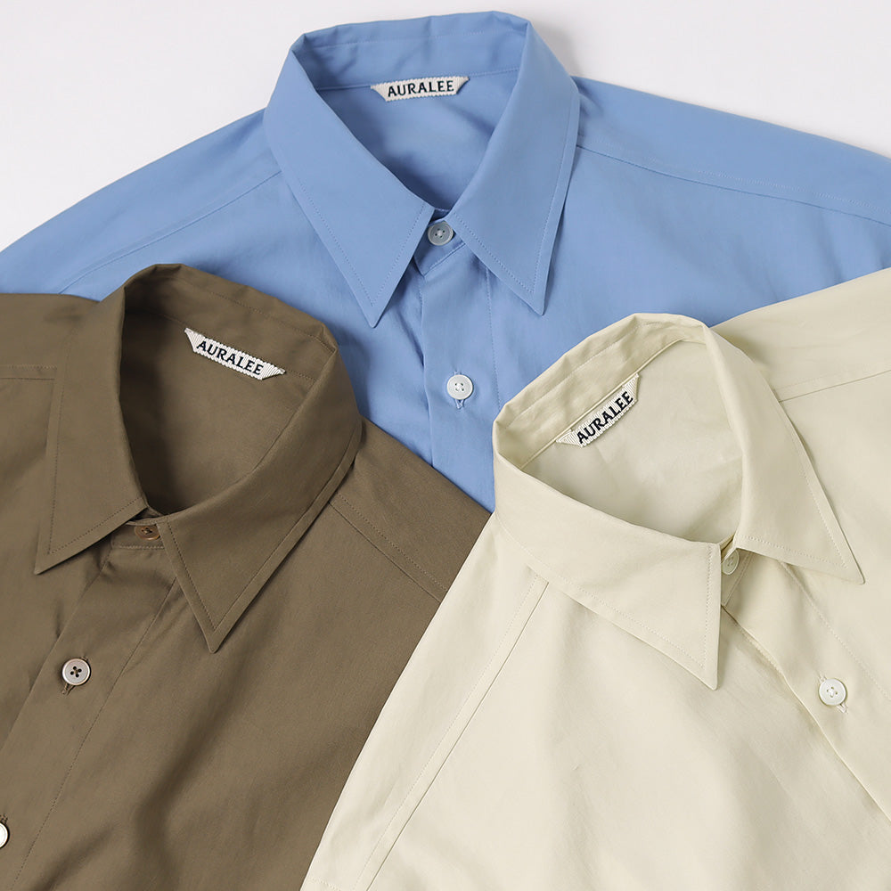 WASHED FINX TWILL BIG SHIRT