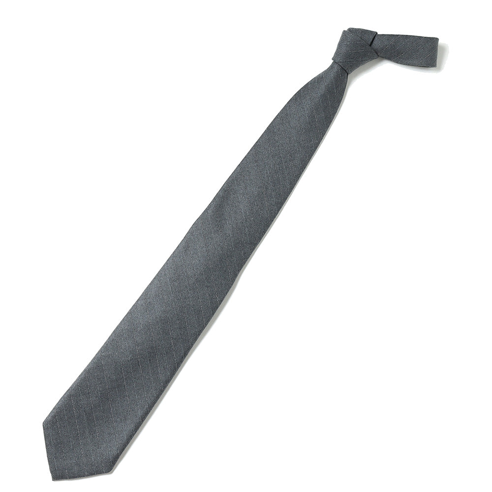 WOOL FULLING FLANNEL STRIPE TIE