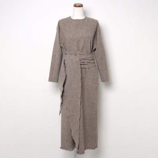 WOOL TWILL DRESS