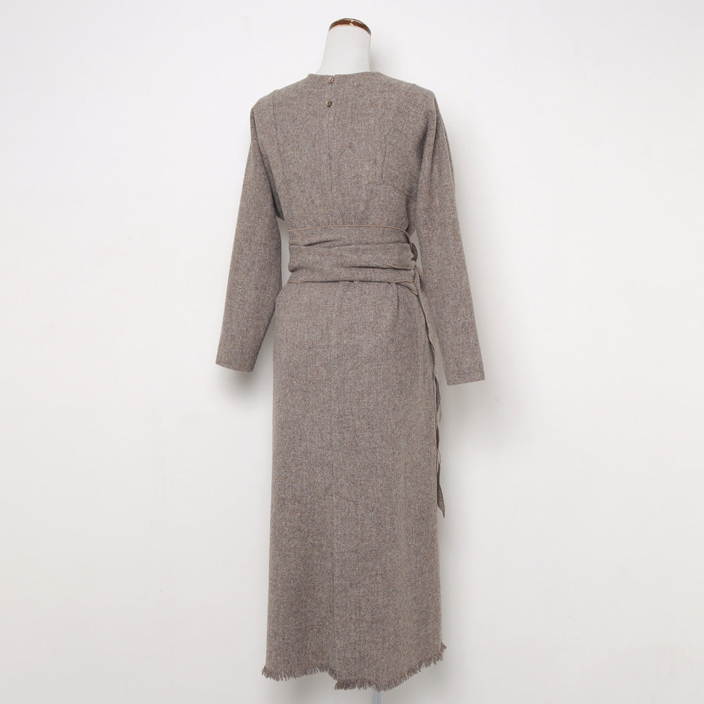 WOOL TWILL DRESS