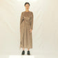 WOOL TWILL DRESS