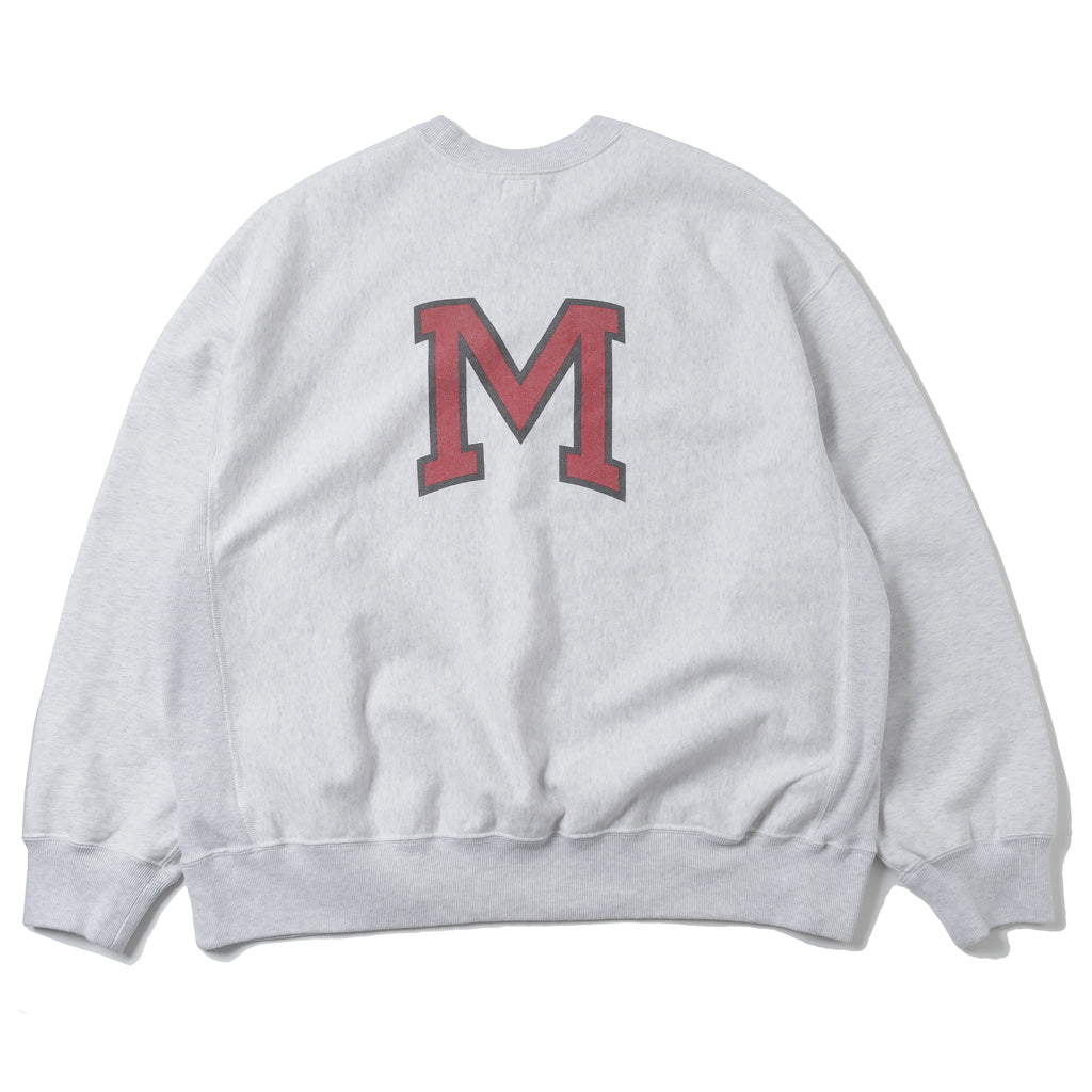 PRINT Sweat Crew-neck P/O Big (IT-M)