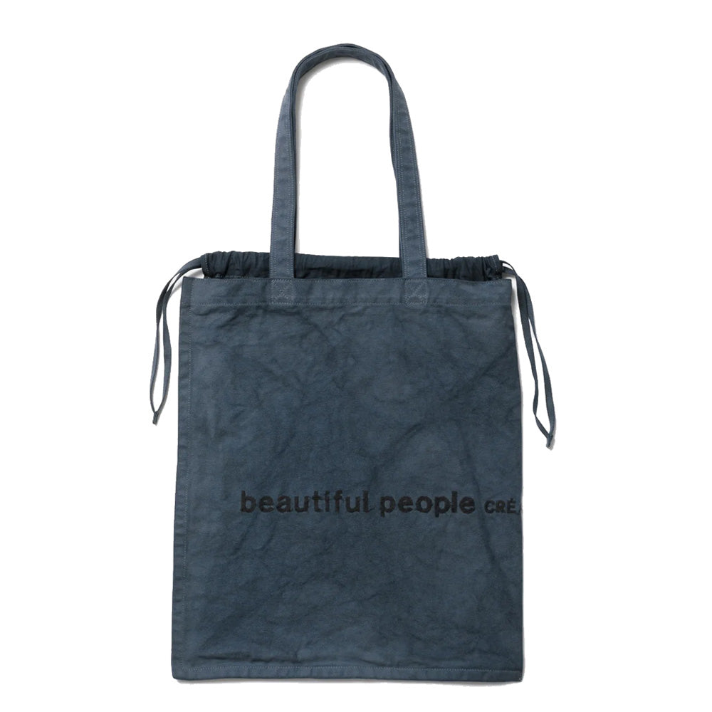 brushed logo gathering bag