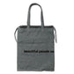 brushed logo gathering bag