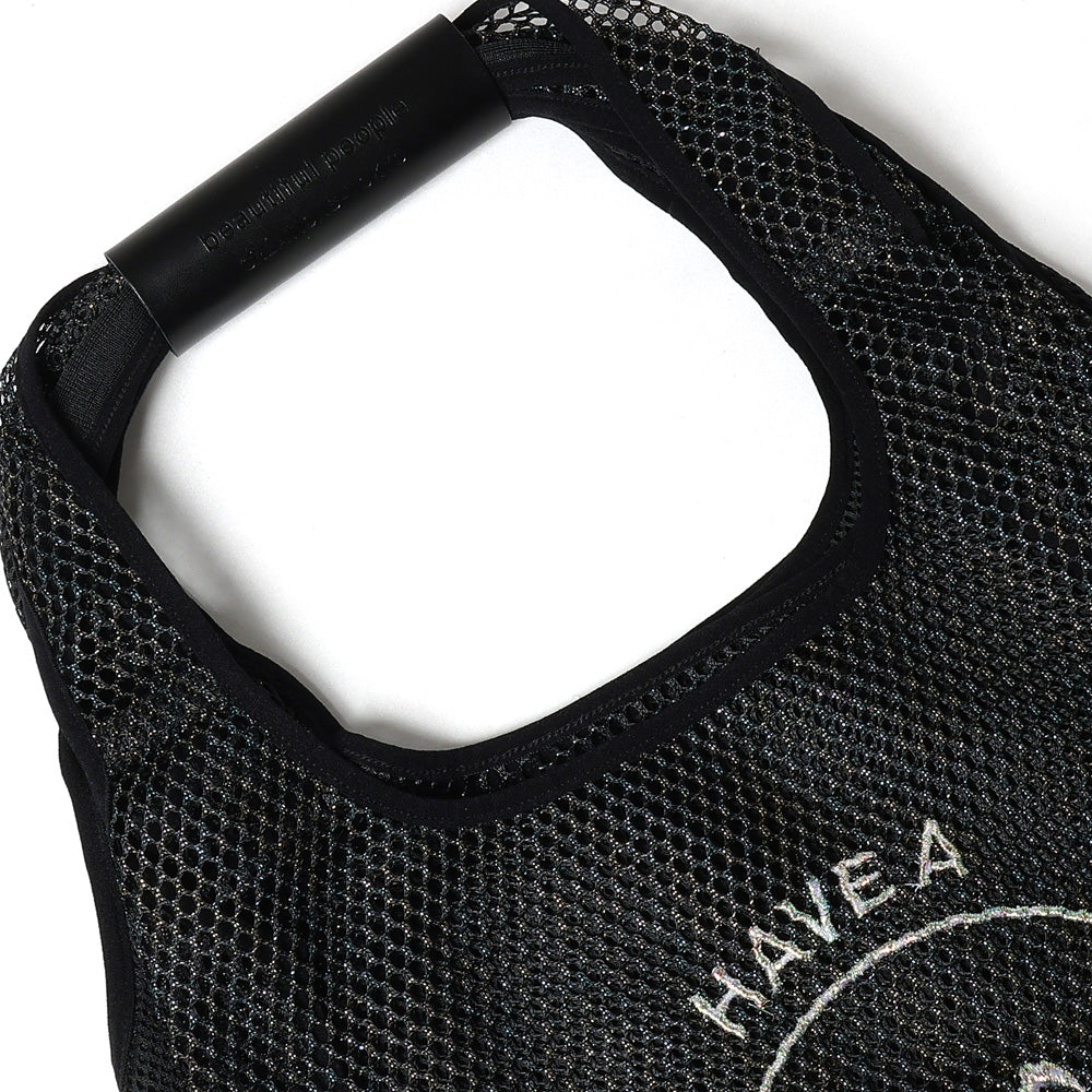 flip veiled gross mesh bag