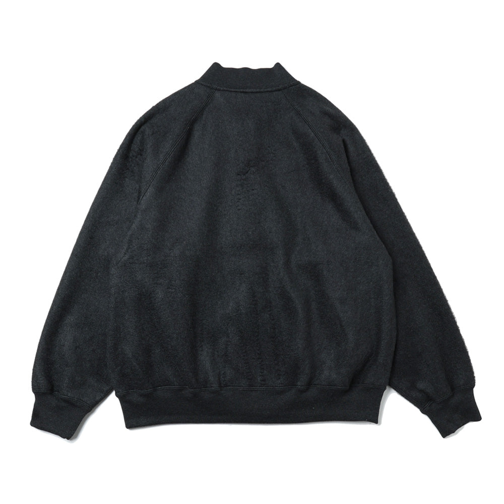 Polyester/Silk Fleece Bomber Jacket