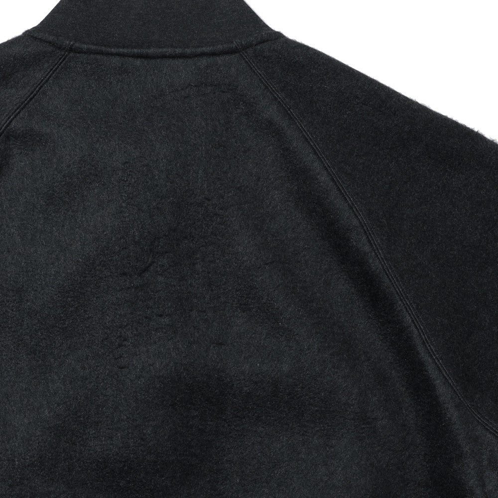 Polyester/Silk Fleece Bomber Jacket