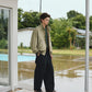Cotton Gabardine Harrington Jacket