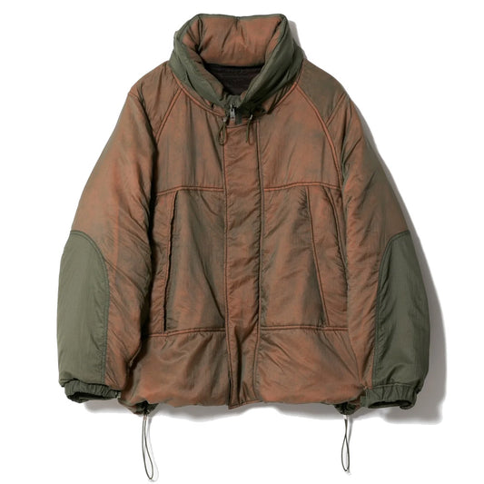nylonrip dyedpatting monsterparka blouson