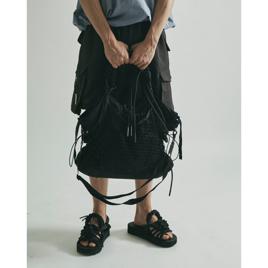over engineering L hanging tote bag