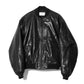 light lamb leather fan shape MA-1 blouson 26awmae