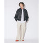 light lamb leather fan shape MA-1 blouson 26awmae
