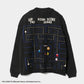 pacman jacquard knitted pullover