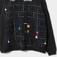 pacman jacquard knitted pullover