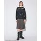 pacman jacquard knitted pullover