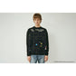 pacman jacquard knitted pullover
