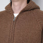 WANDERER HAND-KNIT HOODED SWEATER WOOL YARN
