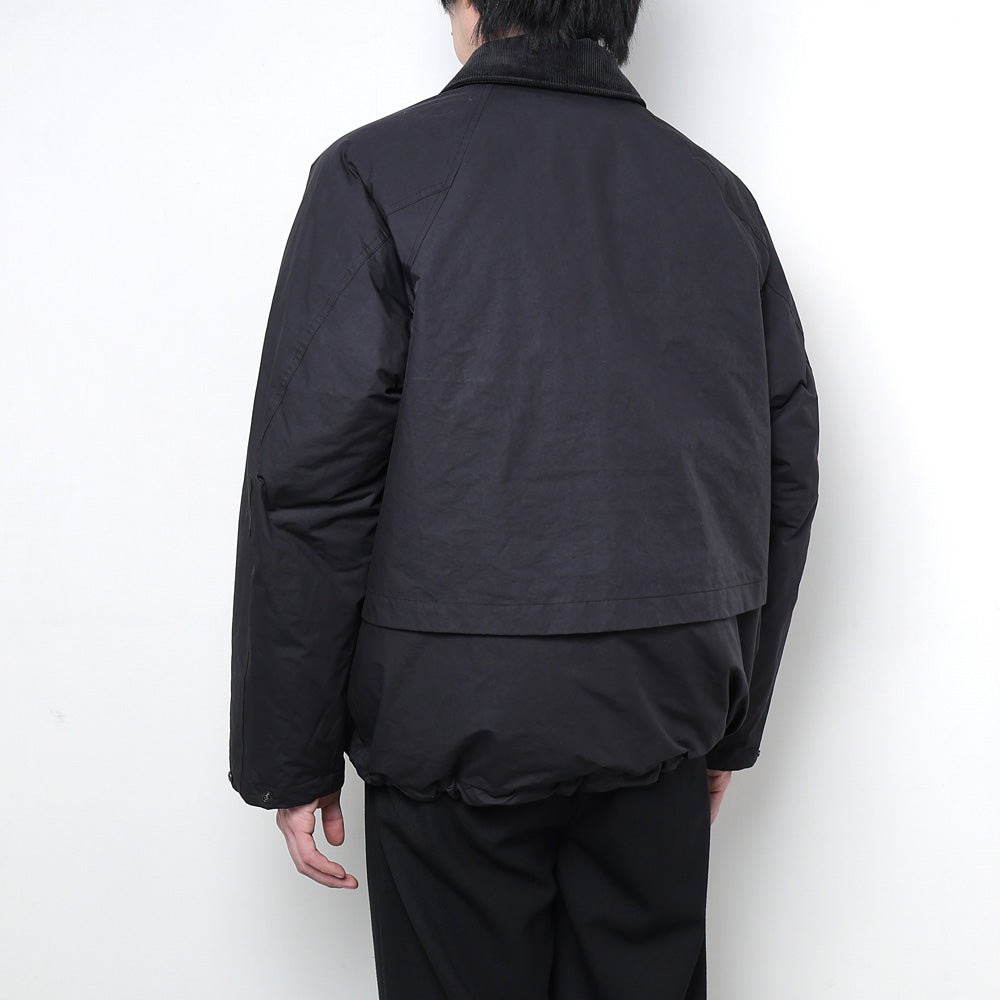 撥水コーティングポリエステルハンティングダウンJKT