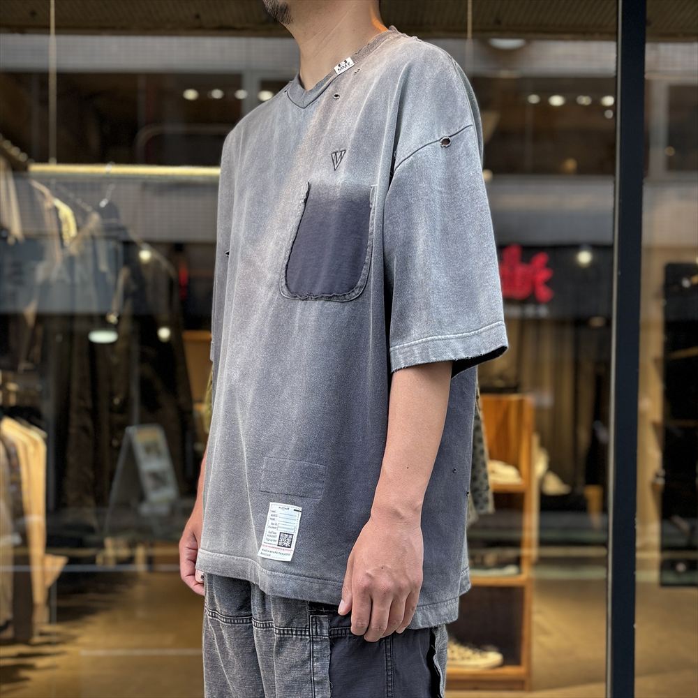 Maison MIHARA YASUHIRO(メゾンミハラヤスヒロ) - SUN FADED V NECK