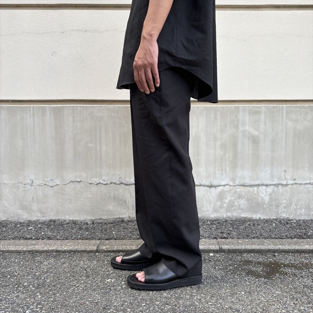 MARKAWARE(マーカウェア) - FLAT TAPERED TROUSERS ORGANIC WOOL HEMP