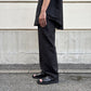 FLAT TAPERED TROUSERS ORGANIC WOOL HEMP TROPICAL