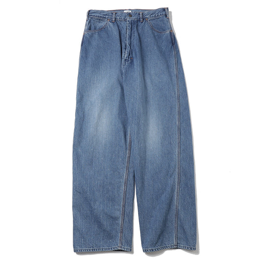 Denim Painter Pants(Medium Dark Blue Damage)