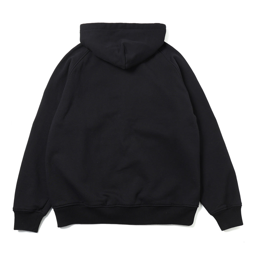Cotton fleece zip parka