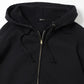 Cotton fleece zip parka