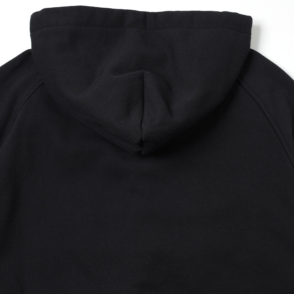 Cotton fleece zip parka