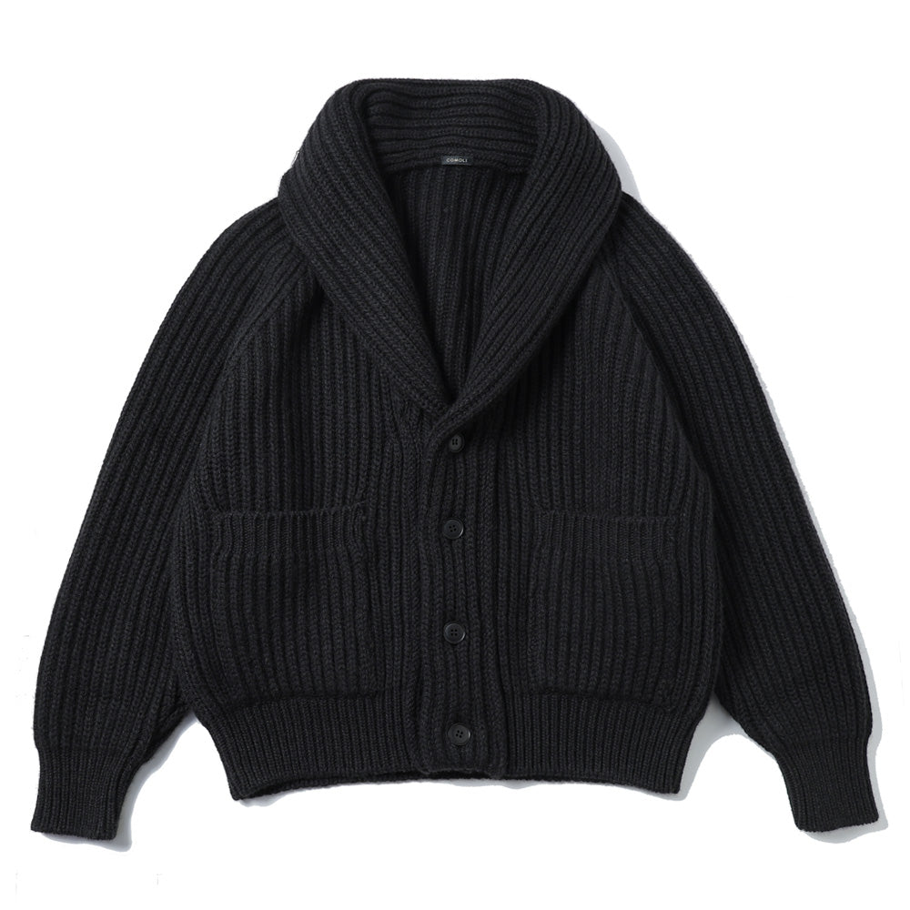 カシミヤ和紙ショールカラーニットジャケット