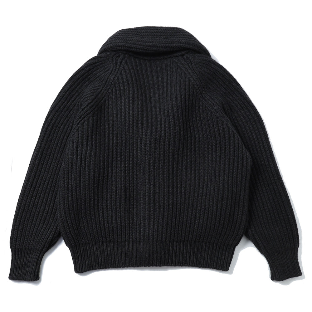 カシミヤ和紙ショールカラーニットジャケット