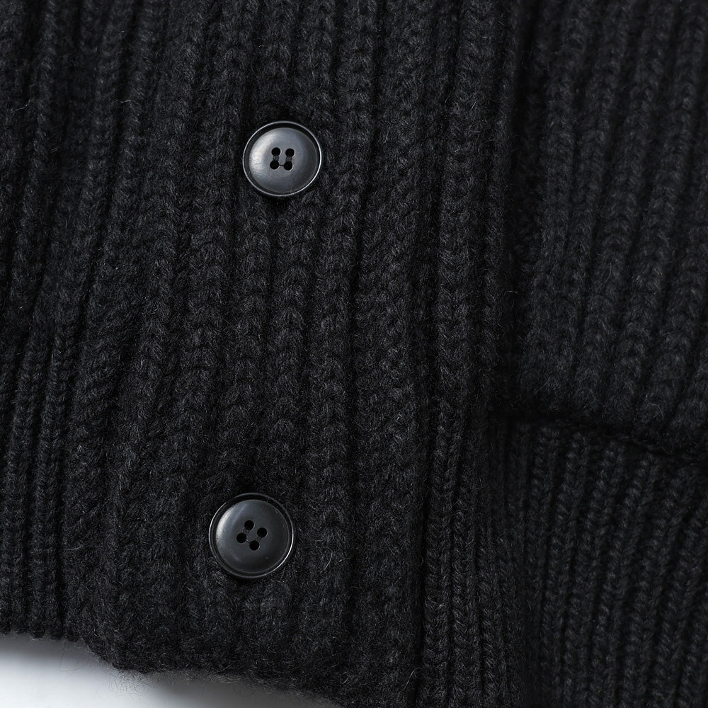 カシミヤ和紙ショールカラーニットジャケット